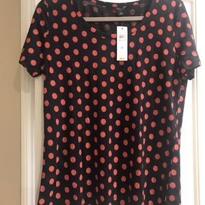 Shirt with polka dots